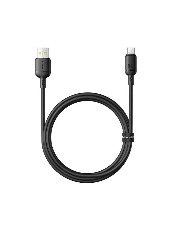 Baseus Cable USB-C to USB-A Silky Series 2.0m 100W Black