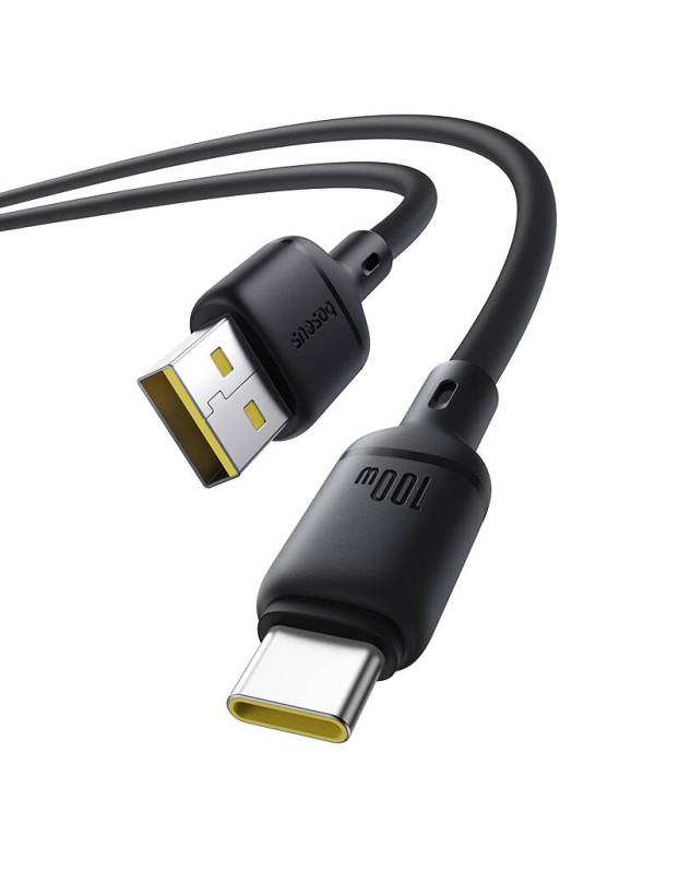 Baseus Cable USB-C to USB-A Silky Series 2.0m 100W Black