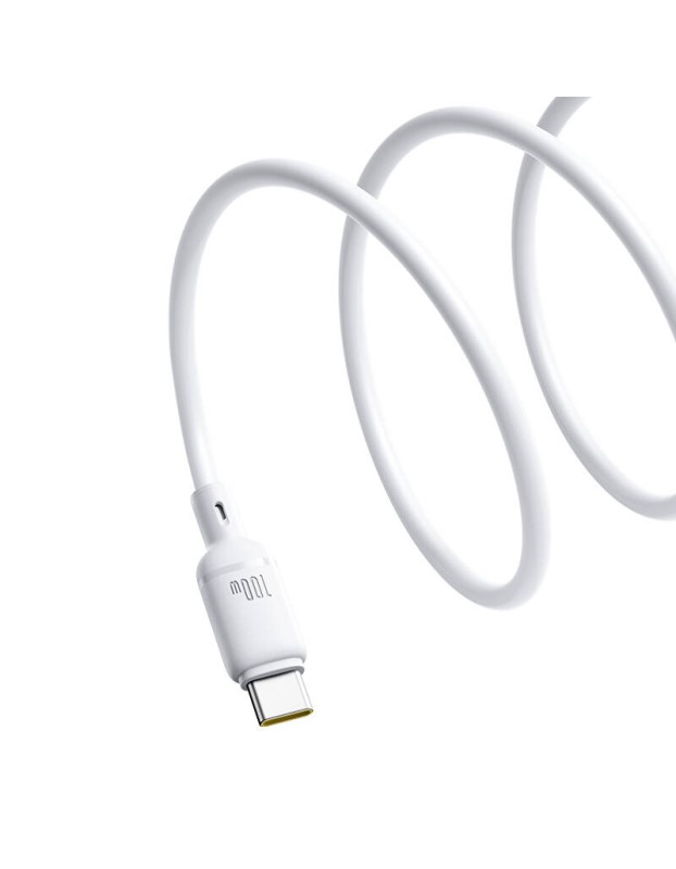 Baseus Cable USB-C to USB-A Silky Series 1.0m 100W White Baseus Cable USB-C to USB-A Silky Series 1.0m 100W White