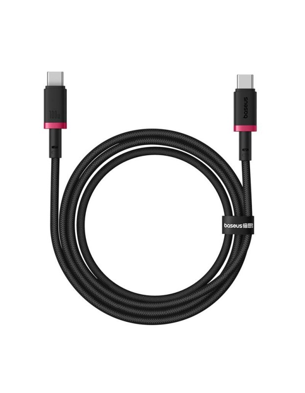 Baseus Cable USB-C to USB-C Dura Braided 2.0m 100W Black+Red