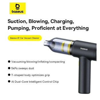 Baseus VA Vacuum Cleaner Car 5000pa Black Baseus VA Vacuum Cleaner Car 5000pa Black