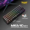 Armaggeddon MKA-1C NEX Black Mechanical Gaming Keyboard 61 Tactile (Brown) Keys