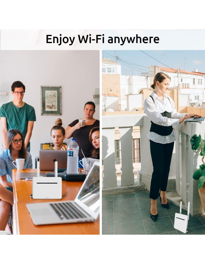 Strong Router 4G LTE CAT6 Wi-Fi AC1200 with 4 Gigabit Ports 4GROUTER1200UK Strong Router 4G LTE CAT6 Wi-Fi AC1200 with 4 Gigabit Ports 4GROUTER1200UK