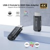 Unitek USB-C Female to HDMI Male Adaptor 4K V1187A