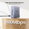 Unitek D1135A 15in1 USB-C Hub Supports Macbook M1 Triple 4K Displays PD100W Dual Card Readers Unitek D1135A 15in1 USB-C Hub Supports Macbook M1 Triple 4K Displays PD100W Dual Card Readers