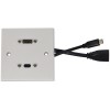 AV:Link WALL PLATE USB-C/HDMI 8K 122.387UK