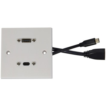 AV:Link WALL PLATE USB-C/HDMI 8K 122.387UK