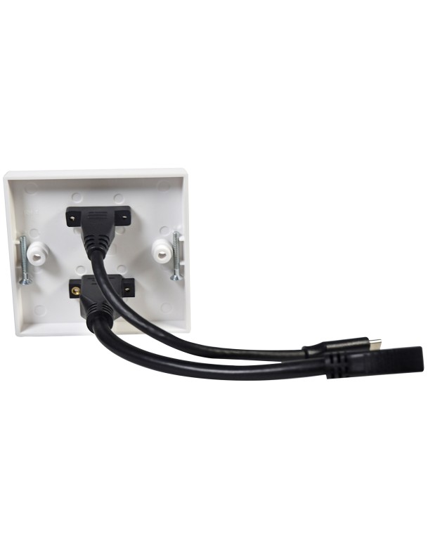 AV:Link WALL PLATE USB-C/HDMI 8K 122.387UK