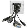 AV:Link WALL PLATE USB-A/HDMI/VGA 4K 122.395UK