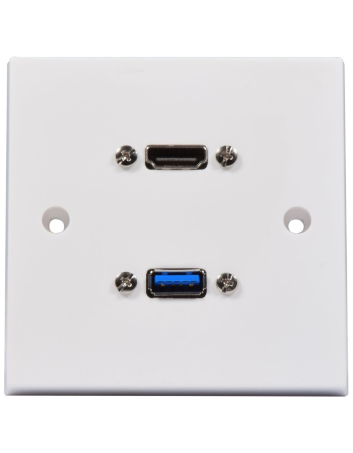 AV:Link WALL PLATE USB-A/HDMI 8K 122.398UK
