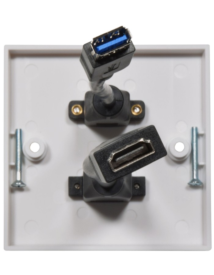 AV:Link WALL PLATE USB-A/HDMI 8K 122.398UK