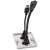 AV:Link WALL PLATE USB-A/HDMI 8K 122.398UK