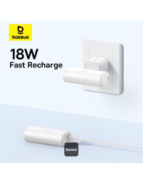 Baseus Powerbank 20W 5000mAh Plug-In Lightning 20W White