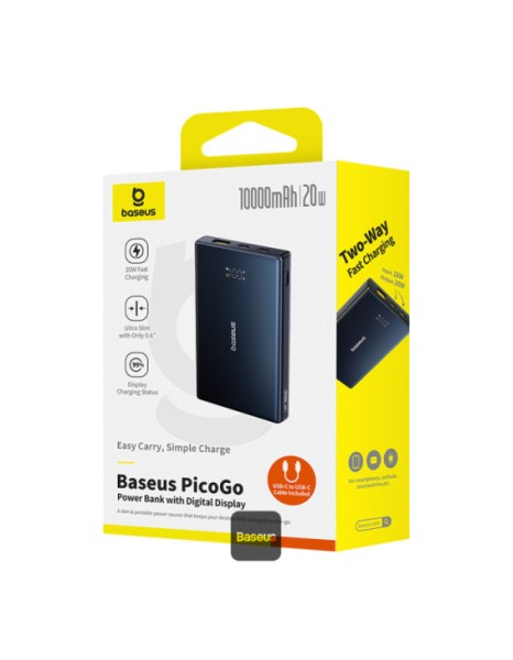 Baseus Powerbank 20W 10000mAh + Display PicoGo