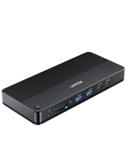 Unitek D1104A USB-C 13in1 8K Triple Display Docking Station USB3.2 & 2.5G Lan