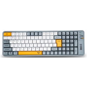 Alcatroz Tetriz Air 3 Wireless Keyboard 2.4G+BT Summer White