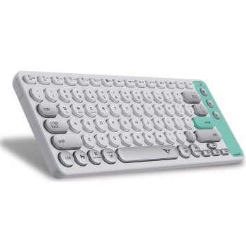 Alcatroz Jellybean AirDock 2 Wireless 2.4G+BT Keyboard Winter White