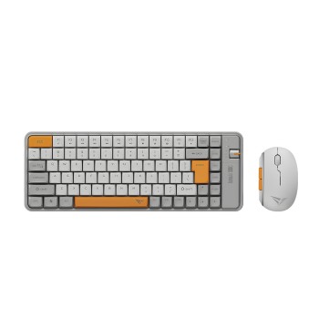 Alcatroz Keyboard & Mouse 2.4G+BT Combo 84K Tetriz Air 300C Summer White