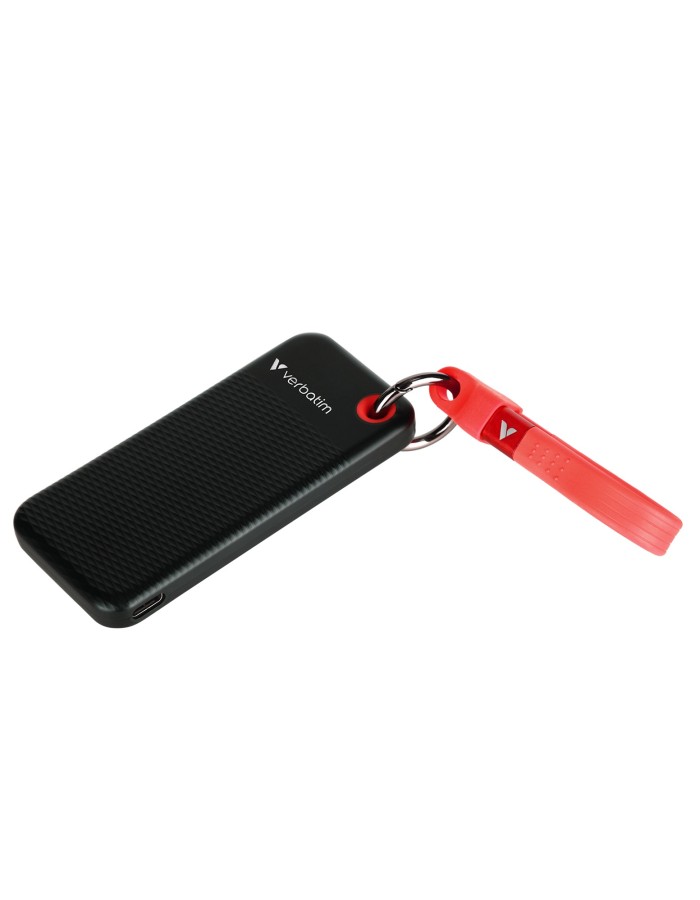 Verbatim SSD Portable Pocket Keyring 3.2 Gen2 1TB Black/Red Verbatim SSD Portable Pocket Keyring 3.2 Gen2 1TB Black/Red