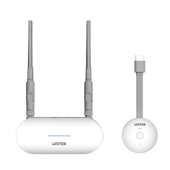 Unitek Wireless HDMI Transmitter & Receiver Kit Up to 50M White V1183A Unitek Wireless HDMI Transmitter & Receiver Kit Up to 50M White V1183A
