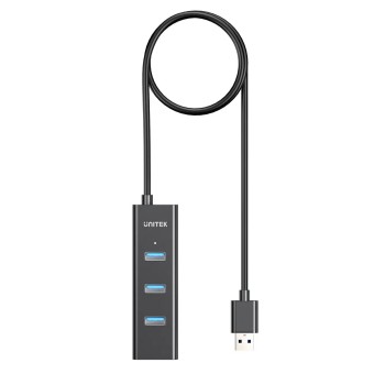 Unitek Y-3089 4x USB-A 3.0 Ports & 1x USB-C Power Port with 1.2m Cable Unitek Y-3089 4x USB-A 3.0 Ports & 1x USB-C Power Port with 1.2m Cable