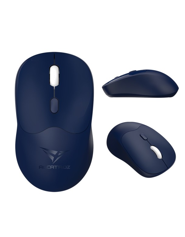 Alcatroz Mouse Wireless & BT Recharg Silent AIRMOUSE DUO 6 Blue (2025)