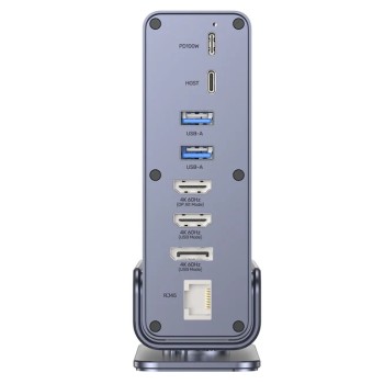 Unitek D1135A 15in1 USB-C Hub Supports Macbook M1 Triple 4K Displays PD100W Dual Card Readers
