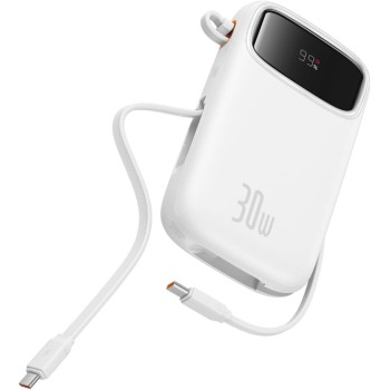 Baseus Powerbank 30W 20000mAh Display QPow 2 White