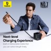 Baseus Charger Desktop 100W 3C+U SUPER GAN Retractable Cable 100W EU Baseus Charger Desktop 100W 3C+U SUPER GAN Retractable Cable 100W EU