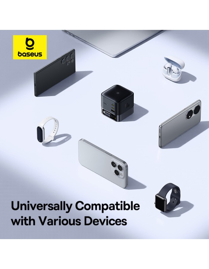 Baseus Charger Desktop 100W 3C+U SUPER GAN Retractable Cable 100W EU Baseus Charger Desktop 100W 3C+U SUPER GAN Retractable Cable 100W EU