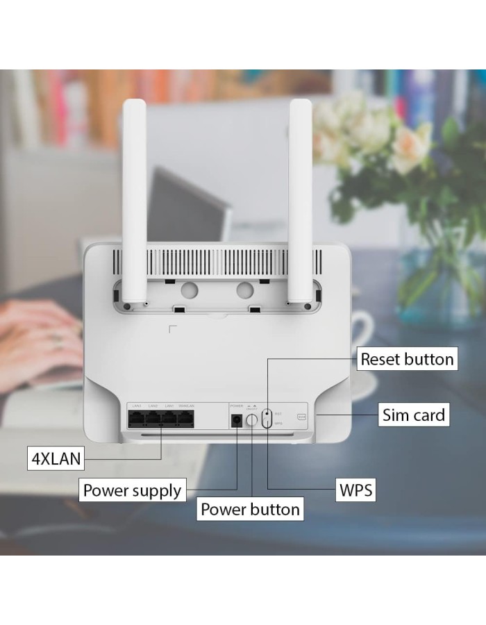 Strong Router 4G LTE CAT6 Wi-Fi AC1200 with 4 Gigabit Ports 4GROUTER1200UK Strong Router 4G LTE CAT6 Wi-Fi AC1200 with 4 Gigabit Ports 4GROUTER1200UK
