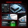 Armaggeddon Gaming Mouse Wired+2.4G+BT Recharge 7B MIRAGE VII Black