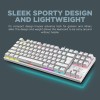 Armaggeddon MKA-2C NEO White Mechanical Gaming Keyboard 87 Linear (Red) Keys