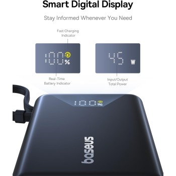 Baseus Powerbank 45W 10000mAh + Display PicoGo Black Baseus Powerbank 45W 10000mAh + Display PicoGo Black