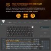 Machenike K600-B82W Gasket Wireless / BT Gaming Mechanical Keyboard Brown Switches