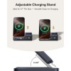 Baseus NOMOS 5in1 Desktop 140W Wired & Wireless Charger Qi2 3xUSBC+1A with LED Display UK Plug