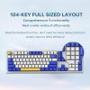 Thunderobot K104 Mechanical Gaming Keyboard 104 Brown Switch Keys