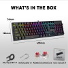 Armaggeddon MKA-7C Black Mechanical Gaming Keyboard 104 Keys Linear Red