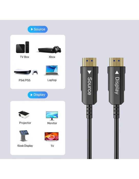Unitek Active Optical Ultrapro SPC HDMI 2.0 30.0m C11072BK-30M Unitek Active Optical Ultrapro SPC HDMI 2.0 30.0m C11072BK-30M