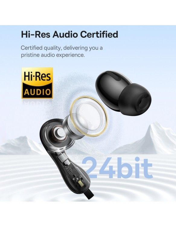 Baseus Headphones In Ear Wired Type C HiRes CZ20 Black Baseus Headphones In Ear Wired Type C HiRes CZ20 Black