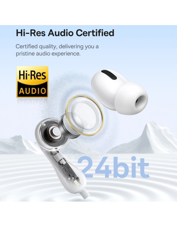 Baseus Headphones In Ear Wired 3.5mm HiRes HZ20 White