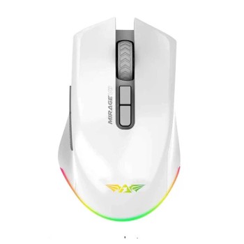 Armaggeddon Gaming Mouse Wired+2.4G+BT Recharge 7B MIRAGE VII White