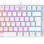 Armaggeddon MKA-7C White Mechanical Gaming Keyboard 104 Keys Clicky Blue Keys