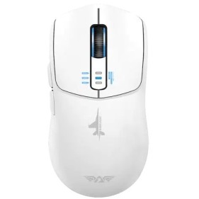 Armaggeddon Gaming Mouse Wired+2.4G+BT Rechargeable 500mAh 5B MIRAGE-V White