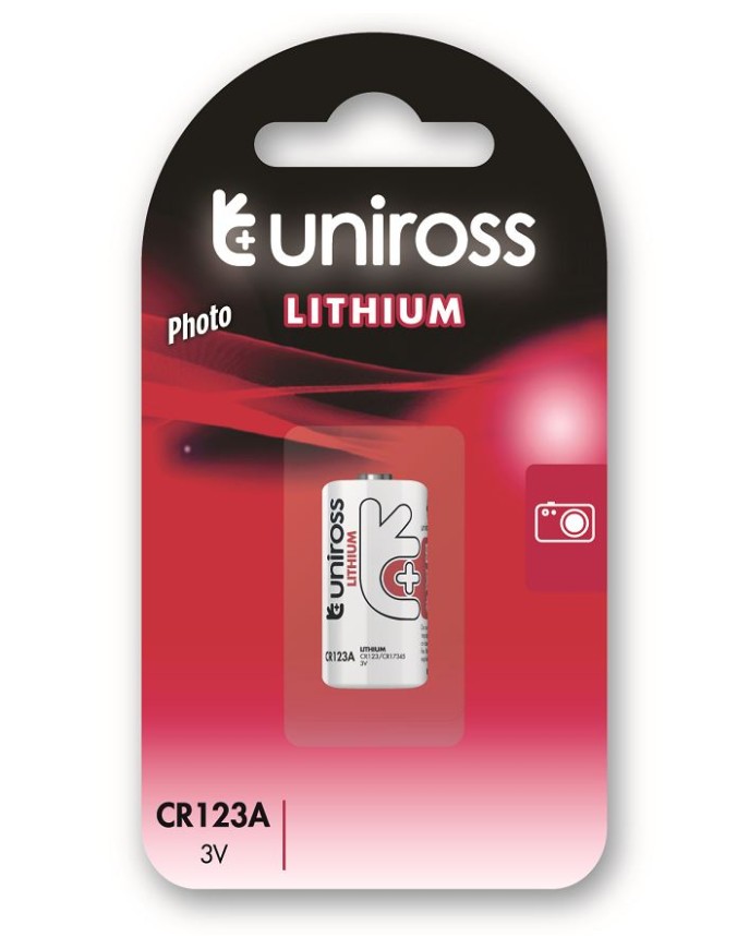 Uniross Lithium CR123A 3V Battery (1pc)