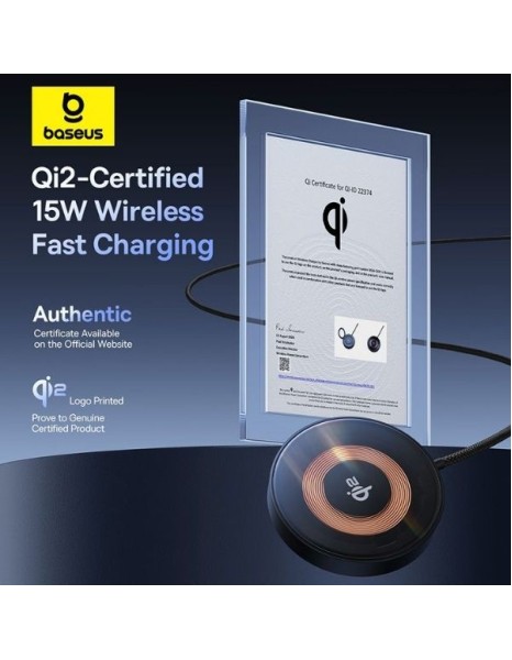 Baseus Charger Desktop Wireless 15W Qi2 SIMPLE MINI 4 Baseus Charger Desktop Wireless 15W Qi2 SIMPLE MINI 4