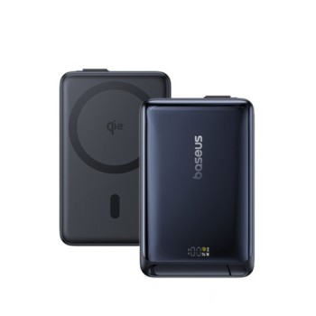 Baseus Powerbank Wireless 45W 10000mAh NOMOS Qi2-Stand Black