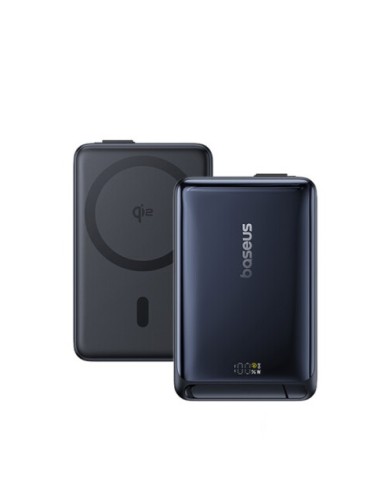 Baseus Powerbank Wireless 45W 10000mAh NOMOS Qi2-Stand Black Baseus Powerbank Wireless 45W 10000mAh NOMOS Qi2-Stand Black