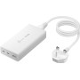 j5create 185W Laptop GaN Charger PD3.1 2xUSB-C/1xUSB-A (UK Plug) JUP37185W