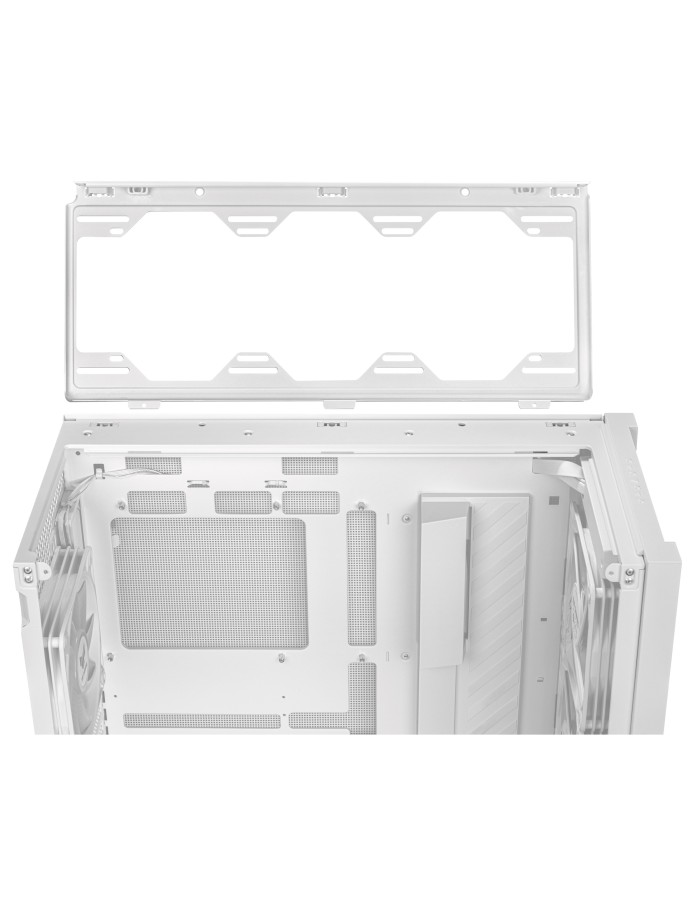 ASUS PC Case TUF Gaming eATX Mesh Front Panel Interchangeable Glass-Mesh Side Panels 4x Pre-Installed Fans USB-C GT302 ARGB White